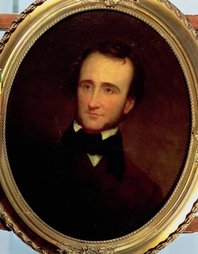 Edgar Allan Poe (1809-49) 1845 by Samuel Osgood